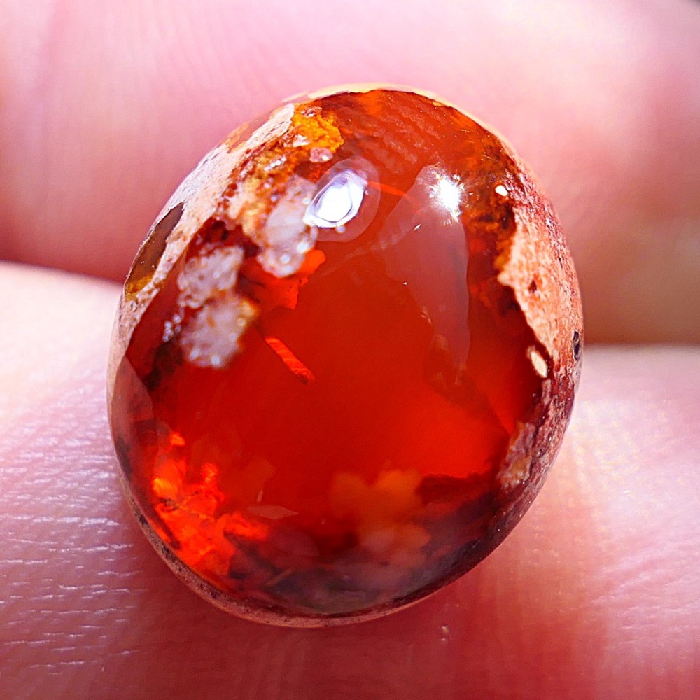 7.60ct Mexican Matrix Cantera Boulder Colorful Opal Gem